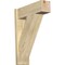 Ekena Millwork Traditional Block Rough Sawn Outlooker, Douglas Fir, 8"W x 24"D x 32"H OUT08X24X32TRA05RDF - alternate 1